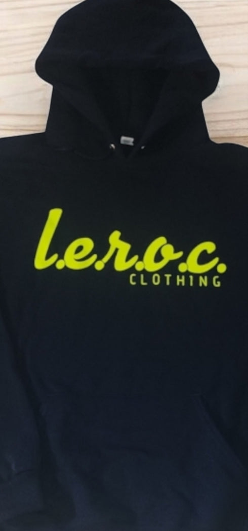 l.e.r.o.c. clothing hoodie flo yellow